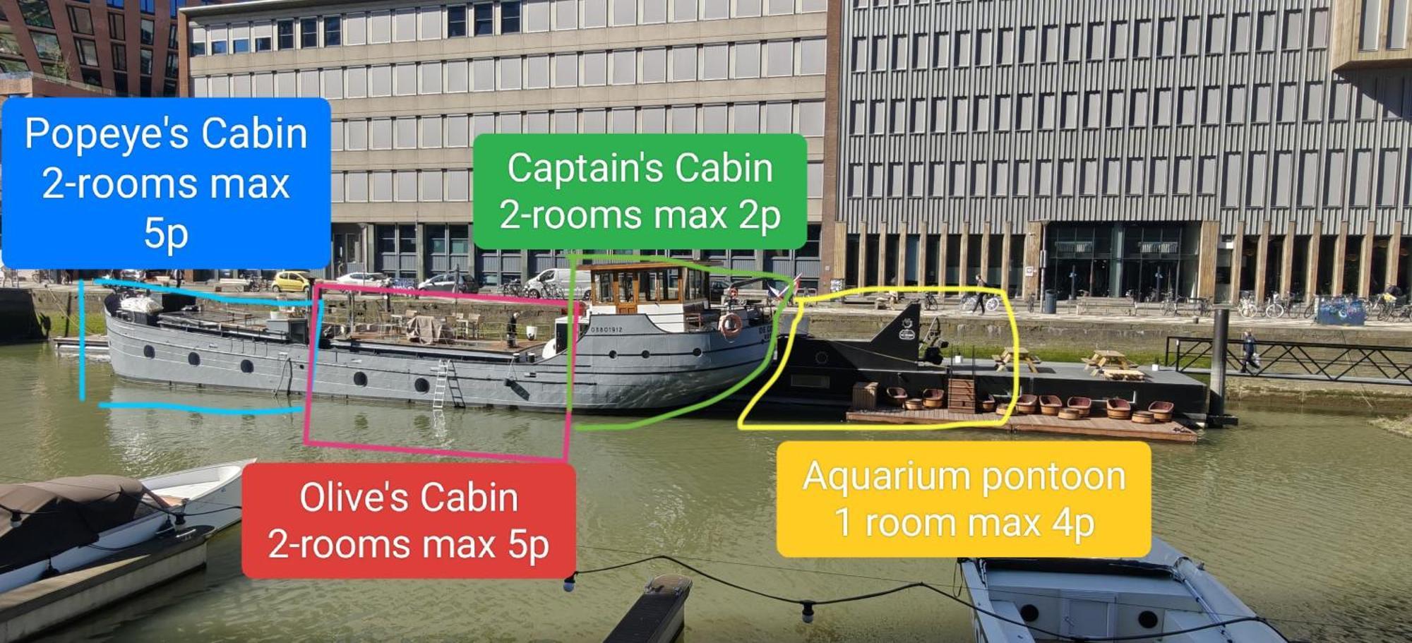 De Coaster & Aquarium Ponton Hotel Rotterdam Luaran gambar
